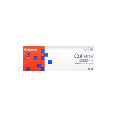 [7591062900900] COLFENE (IBUPROFENO-TIOCOLCHICOSIDO)  600MG-4MG X 15 COMPRIMIDOS (ELMOR)