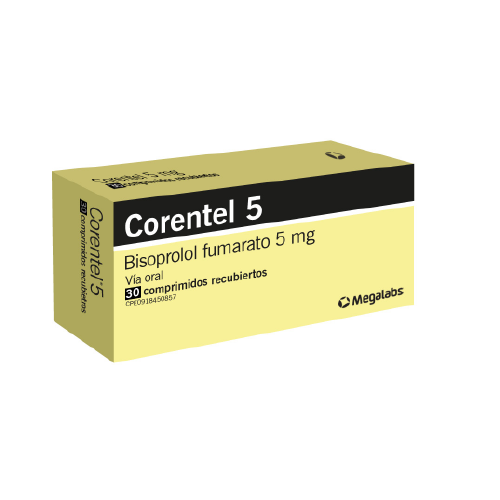 [7591619520292] CORENTEL (BISOPROLOL) 5MG X 30 COMPRIMIDOS (MEGALABS)