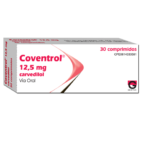 [7591585365644] COVENTROL (CARVEDILOL) 12.5MG X 30 COMPRIMIDOS (LETI)