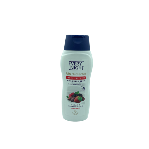 [7590005162115] CREMA CORPORAL HIDRATACION PROFUNDA ULTRA BIO CACAO & FRUTOS ROJOS 365ML (EVERYNIGHT)