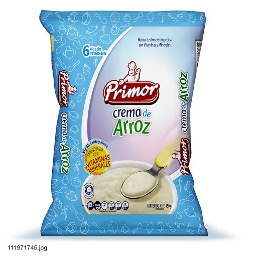 [7591002100117] CREMA DE ARROZ ENRIQUECIDA BOLSA 450GR (PRIMOR)