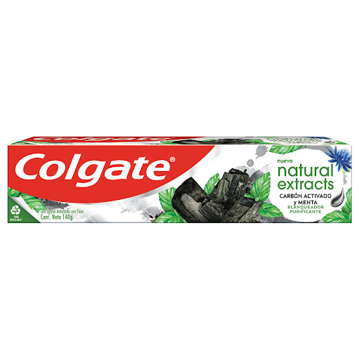 [7509546660073] CREMA DENTAL COLGATE NATURAL EXTRACTS CARBON ACTIVADO X 140GR