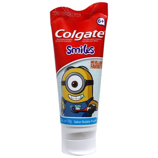 [7509546066776] CREMA DENTAL MINIONS (SABOR A BUBBLE FRUIT) 75ML (COLGATE-PALMOLIVE)