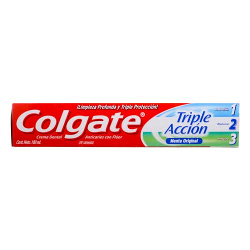 [7509546000343] CREMA DENTAL TRIPLE ACCION 100ML (COLGATE-PALMOLIVE)