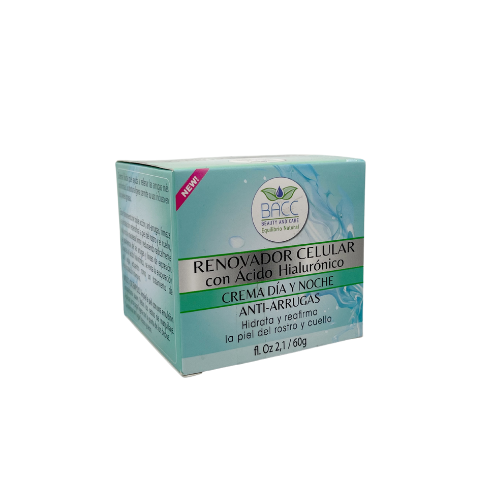 [7595335001110] CREMA DIA Y NOCHE CON ACIDO HIALURONICO 60GR (BACC)