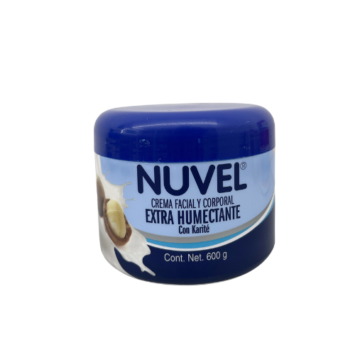 [7501082721980] CREMA FACIAL Y CORPORAL CON KARITE EXTRA HUMECTANTE PARA PIEL SECA 600GR (NUVEL)