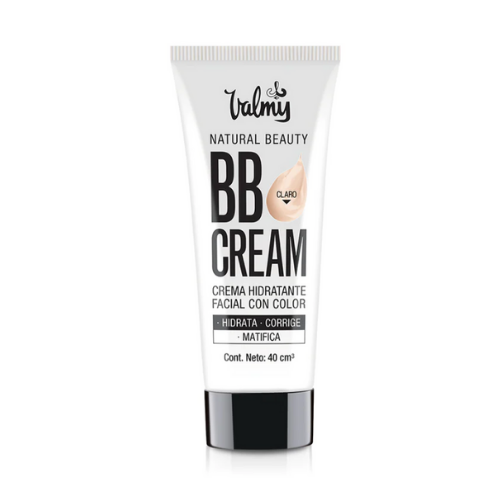 [7591949131014] CREMA HIDRATANTE CON COLOR NATURAL BEAUTY BB CREAM # 01 CLARO  40CC (VALMY)