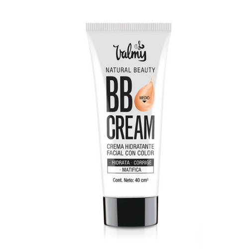 [7591949131021] CREMA HIDRATANTE CON COLOR NATURAL BEAUTY BB CREAM # 02 MEDIO 40CC (VALMY)