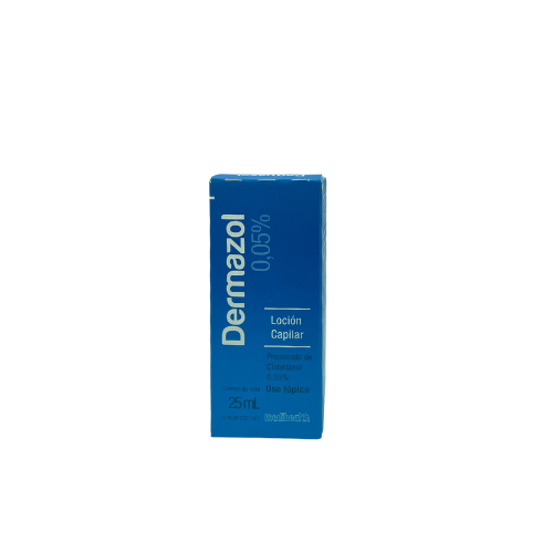 [7591619519098] DERMAZOL LOCION CAPILAR (PROPIONATO DE CLOBETASOL) 0.05% X 25ML (MEGALABS)