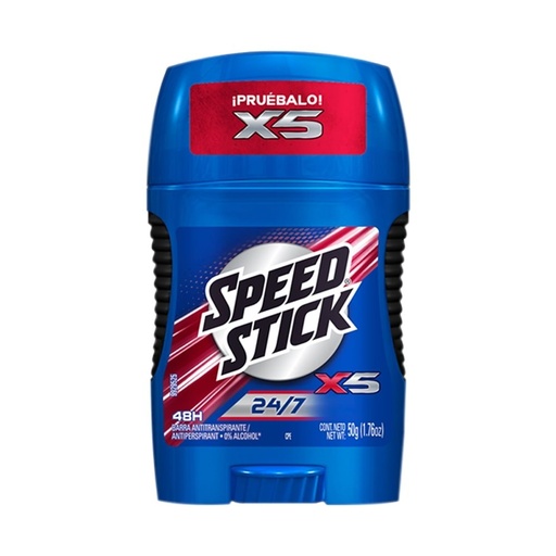 [7509546052755] DESODORANTE EN BARRA X5 24/7 50GR (SPEED STICK)