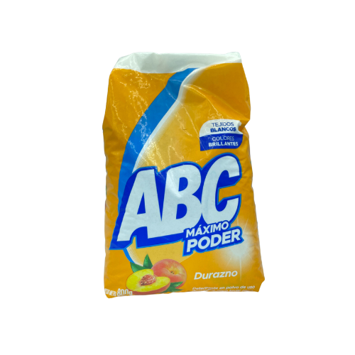 [7591083018820] DETERGENTE EN POLVO DURAZNO  800GR (ABC)