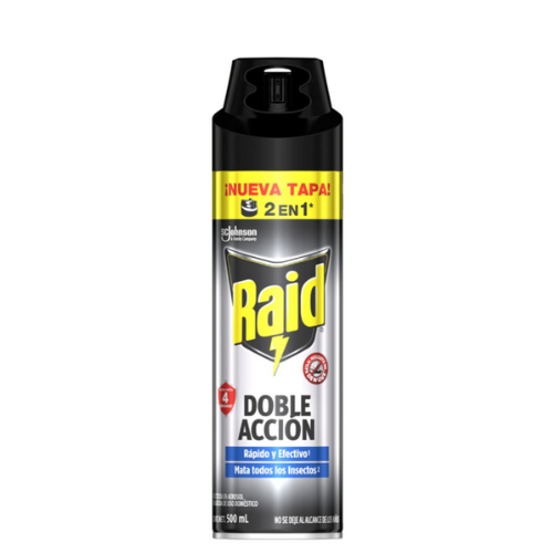 [7501032926304] INSECTICIDA DOBLE ACCION EN AEROSOL  500ML (RAID)