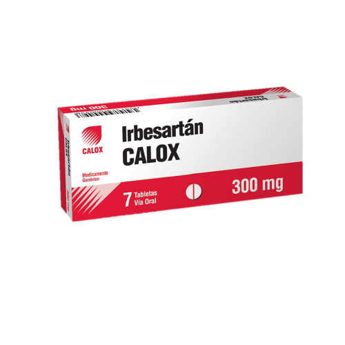 [7591519007336] IRBESARTAN  300MG X 7 TABLETAS (CALOX)