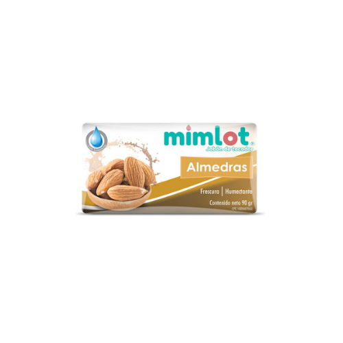 [1180201949434] JABON DE BARRA ALMENDRAS 90GR (MIMLOT)