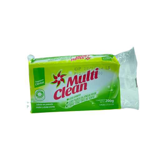 [75971892] JABON DE LAVAR ROPA FRAGANCIA CITRICA 200GR (MULTI CLEAN)
