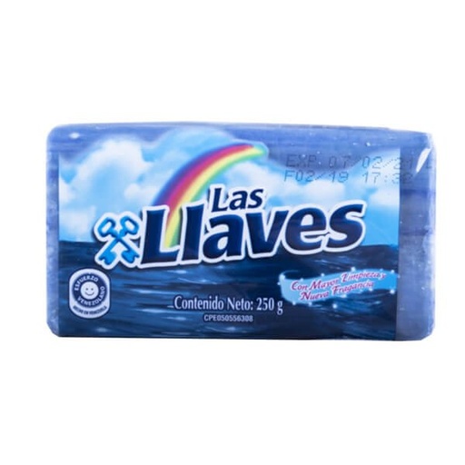 [75900441] JABON DE LAVAR ROPA TRADICIONAL FLORAL 250GR (LAS LLAVES)