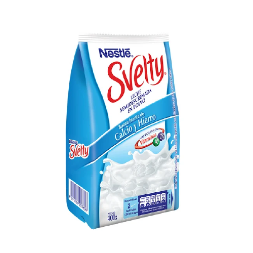 [7591016203606] LECHE SVELTY EN POLVO SEMIDESCREMADA 400GR 