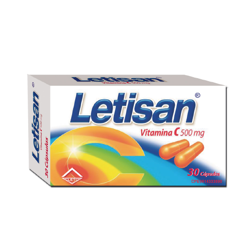 [7591585414861] LETISAN (VITAMINA C) 500MG X 30 CAPSULAS (LETI)