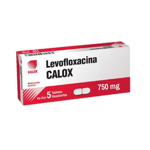 [7591519317329] LEVOFLOXACINA  750MG X 5 TABLETAS (CALOX)