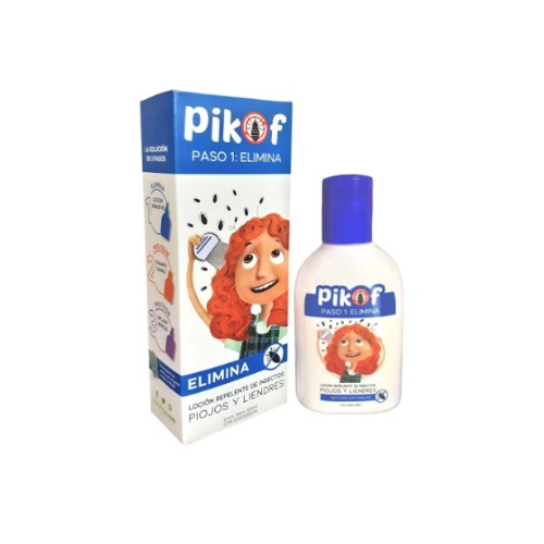 [7595265002232] LOCION PARA PIOJOS PASO 1 ELIMINA 120ML (PIKOF)