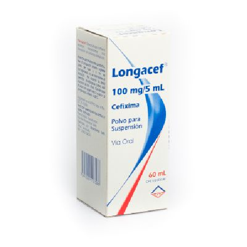 [7591585116208] LONGACEF POLVO PARA SUSPENSION (CEFIXIMA) 100MG-ML X 60ML (LETI)