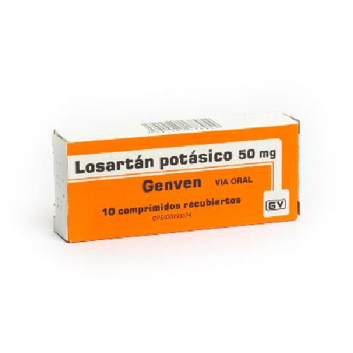 [7591585178954] LOSARTAN POTASICO  50MG X 10 COMPRIMIDOS (GENVEN)
