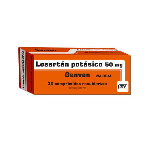 [7591585278951] LOSARTAN POTASICO  50MG X 30 COMPRIMIDOS (GENVEN)