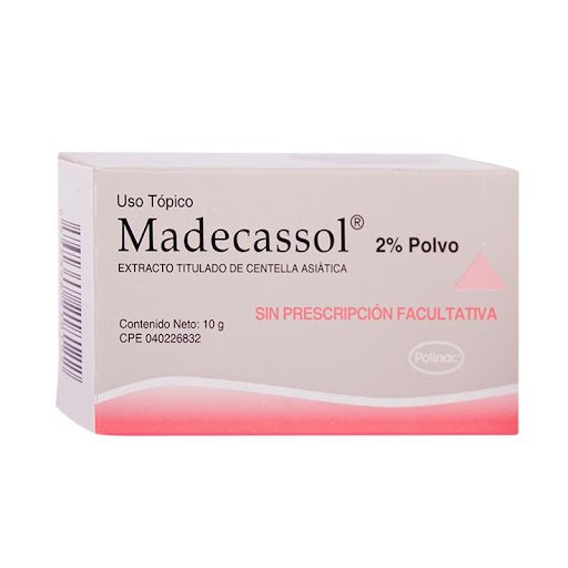 [7592348218122] MADECASSOL POLVO (CETELLA ASIATICA) 2% X 10G (POLINAC)