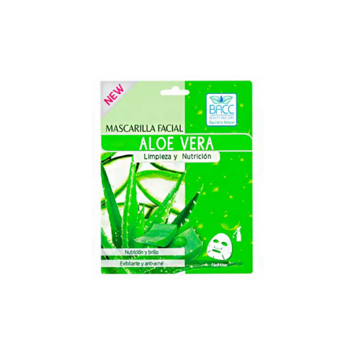 [7595335000564] MASCARILLA FACIAL ALOE VERA (LIMPIEZA Y NUTRICION) 40GR (BACC)
