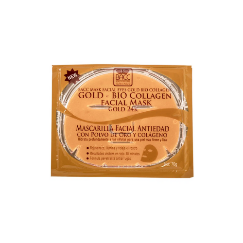 [7595335000632] MASCARILLA FACIAL ANTIEDAD CON POLVO DE ORO Y COLAGENO 40GR (BACC)