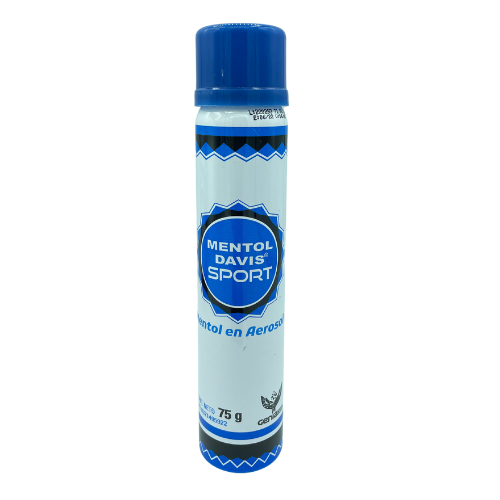 [7594001564058] MENTOL DAVIS SPORT AEROSOL   X 75GR (GENIA CARE PHARMACEUTICALS)