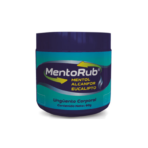 [7593090000966] MENTORUB (MENTOL - ALCANFOR - EUCALIPTO)  X 60GR (FC PHARMA)