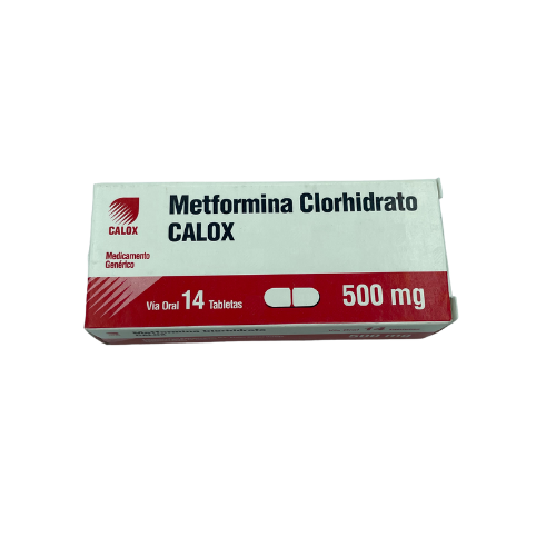 [7591519000238] METFORMINA CLORHIDRATO  500MG X 14 TABLETAS (CALOX)
