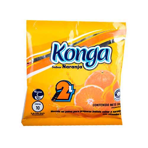 [7590006850127] MEZCLA EN POLVO NARANJA 30GR (KONGA)