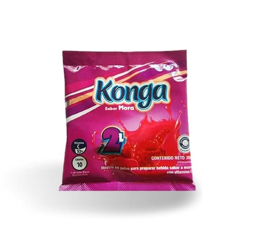 [7590006850134] MEZCLA EN POLVO SABOR MORA 30GR (KONGA)