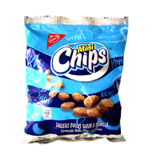 [7590011893041] MINI CHIPS VAINILLA 180GR (NABISCO)