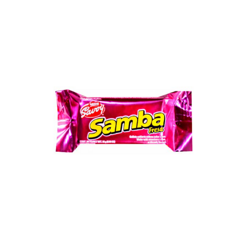 [7591016855447] MINI SAMBA FRESA 16GR 