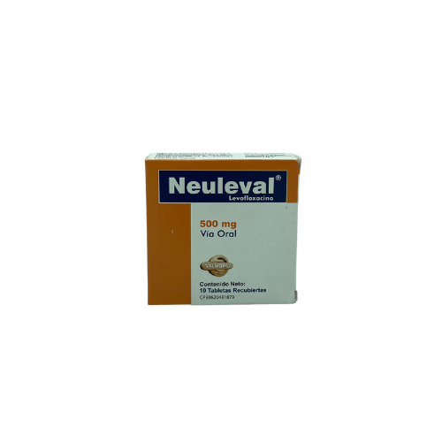[7591020081122] NEULEVAL (LEVOFLOXACINA) 500MG X 10 TABLETAS (VALMORCA)