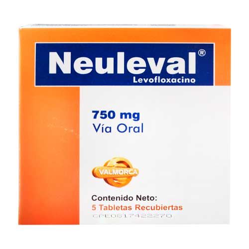 [7591020080989] NEULEVAL (LEVOFLOXACINA) 750MG X 5 TABLETAS (VALMORCA)