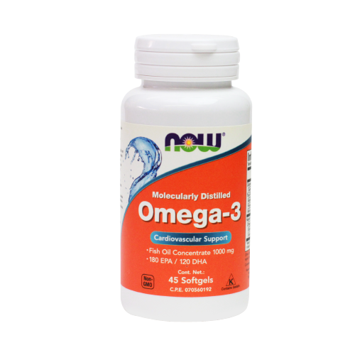 [733739110411] OMEGA 3 (ACEITE DE PESCADO) 1000MG X 45 CAPSULAS (NOW)