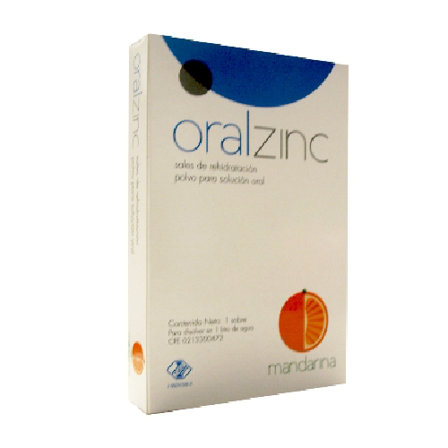[7591651722302] ORALZINC POLVO SABOR A MANDARINA (SALES DE REHIDRATACION)  X 1 SOBRE (VARGAS)