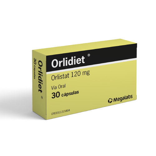 [7591619000244] ORLIDIET (ORLISTAT) 120MG X 30 CAPSULAS (MEGALABS)
