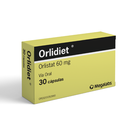 [7591619519050] ORLIDIET (ORLISTAT) 60MG X 30 CAPSULAS (MEGALABS)