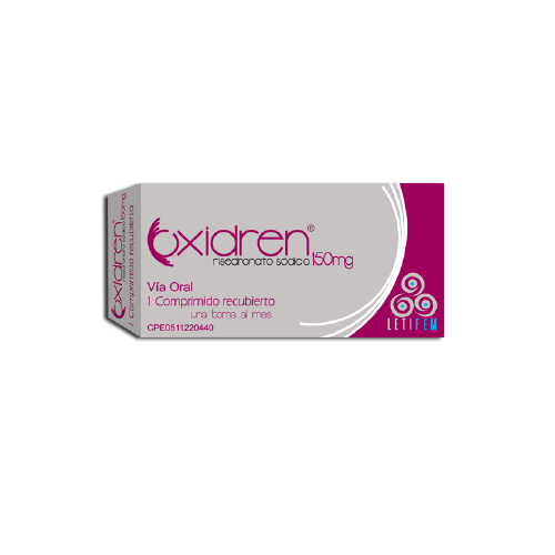 [7591585112552] OXIDREN (RISEDRONATO SODICO) 150MG X 1 COMPRIMIDO RECUBIERTO (LETI)