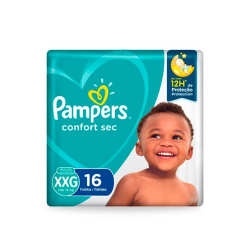 [7500435132589] PAÑALES CONFORT SEC XXG 16 UNIDADES (PAMPERS)