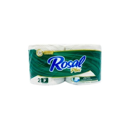 [7591098000810] PAPEL HIGIENICO 215 HOJAS X 2 ROLLOS (ROSAL PLUS)