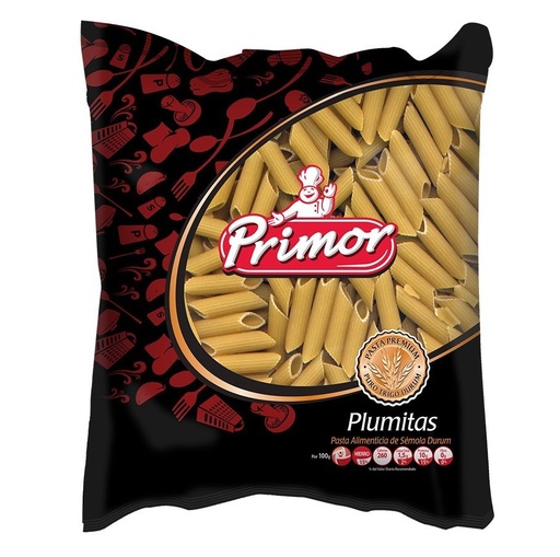 [7591002000295] PASTA CORTA PLUMITAS 1KG (PRIMOR)