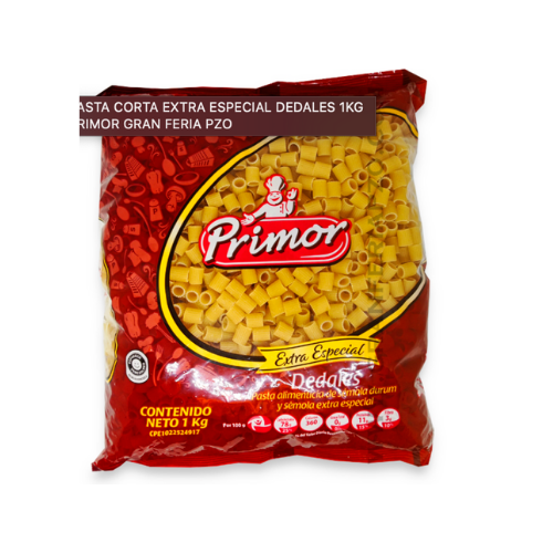 [7591002400736] PASTA DEDALES 1KG (PRIMOR)