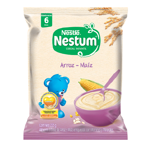 [7591016204771] PBIO1 HIERRO + ARROZ + MAIZ 225GR (NESTUM)