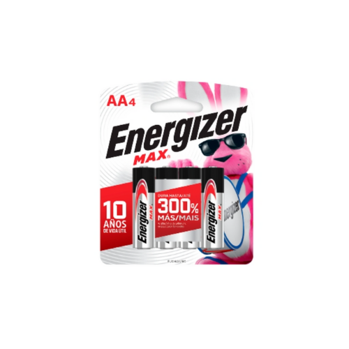 [039800011329] PILAS ENERGIZER MAX AA 4 UNIDADES (ENERGIZER)